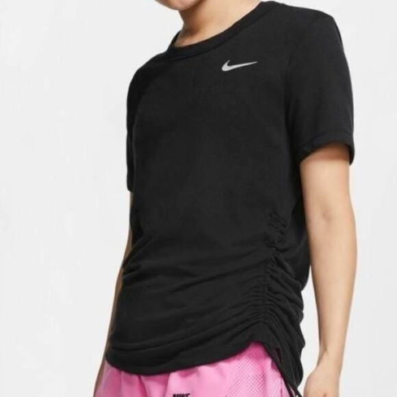 Nike Remera Miler Top Short Sleeve Cinched Sies Tee Size Small T-Shirt S - Picture 11 of 12